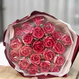 Зефирный букет, размер М, 25 см